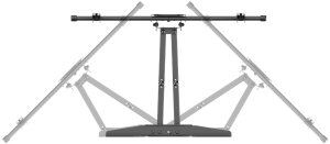 VETOUSON Extra Mocny Uchwyt TV Wieszak do Telewizora 32-100 cali 80kg VX-452 regulacja 10