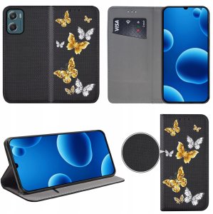 Etui do Motorola G06 | G06 Power MAGNET WZORY CASE + SZKŁO 9H 2