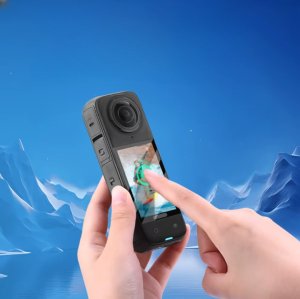 FOLIA OCHRONNA SZKŁO HARTOWANE NA EKRAN DO KAMERY SPORTOWEJ INSTA360 X5 / X4 10