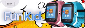 Smartwatch dziecięcy LBS Setty FunKid SD-100 różowy 2