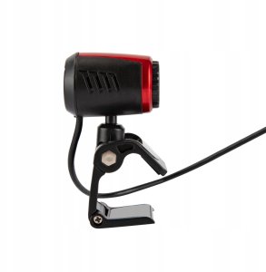 Setty kamera internetowa czarno-czerwona 11