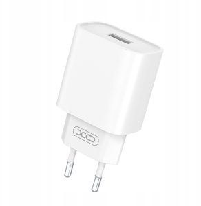 XO ładowarka sieciowa CE02D QC 3.0 18W 1x USB biała + kabel USB-C 2