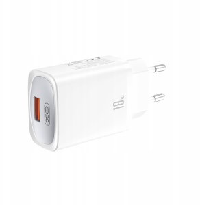 XO ładowarka sieciowa CE19 QC 18W 1x USB biała + kabel USB-C 2