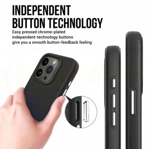 VMAX Vmax nakładka Triangle Case do iPhone 15 Plus 6,7" czarny 5