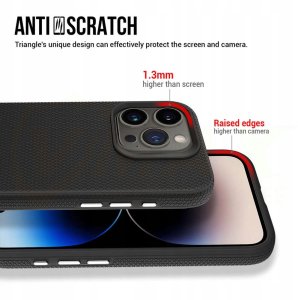 VMAX Vmax nakładka Triangle Case do iPhone 15 Plus 6,7" czarny 6