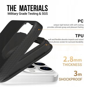 VMAX Vmax nakładka Triangle Case do iPhone 15 Plus 6,7" czarny 8