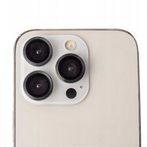 Zestaw szkieł na aparat do iPhone 14 Pro / 14 Pro Max 6,7" czarna ramka (3 sztuki) 3