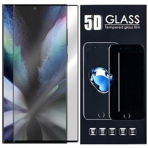 Szkło hartowane 9D do Samsung Galaxy S24 Ultra czarna ramka 3