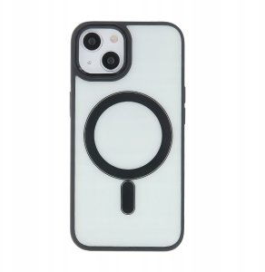 Nakładka Satin Clear Mag do iPhone 15 Pro Max 6,7" czarna 2