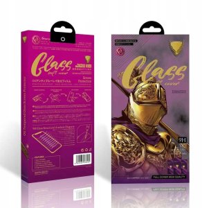 Szkło hartowane OG Premium do Samsung Galaxy S24 Ultra czarna ramka kompatybilne z fingerprint 2