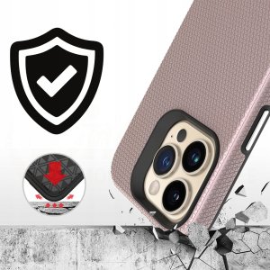 Vmax nakładka Triangle Case do Samsung Galaxy S24 Plus różowo-złota 11