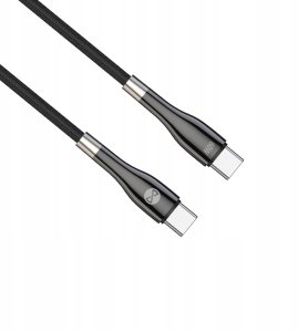 Forever kabel Sleek USB-C - USB-C 2,0 m 60W czarny 4