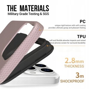 Vmax nakładka Triangle Case do Samsung Galaxy A15 4G / A15 5G różowo-złota 9