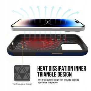 Vmax nakładka Triangle Case do Samsung Galaxy A35 5G granatowa 7