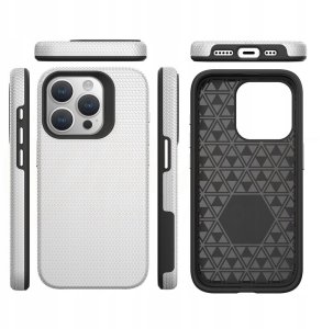 Vmax nakładka Triangle Case do Samsung Galaxy A35 5G srebrna 4