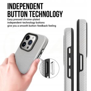 Vmax nakładka Triangle Case do Samsung Galaxy A35 5G srebrna 5