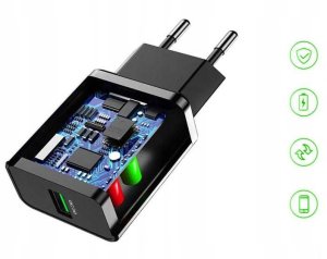 Forever ładowarka sieciowa PD QC TC-01-20AC 1x USB-C 1x USB 20W biała + kabel USB-C - USB-C 20W 3