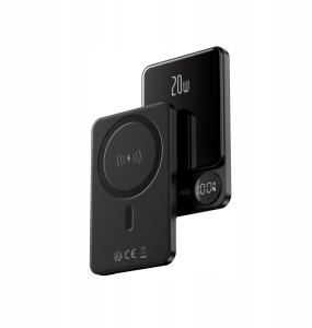 Forever power bank bezprzewodowy MATB-200 20W PD 5000 mAh magnetyczny czarny 2