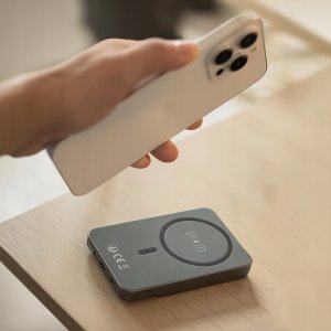 Forever power bank bezprzewodowy MATB-200 20W PD 5000 mAh magnetyczny czarny 7