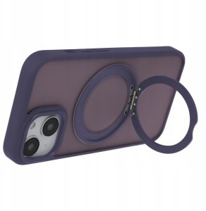 Nakładka Secure Spinning Mag do iPhone 15 6,1" fioletowy 5