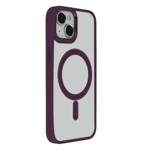 Nakładka Satin Elegant Mag do iPhone 13 6,1" fioletowa 3