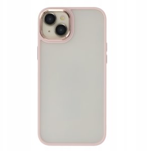 Nakładka Satin Elegant Matt do iPhone 15 Plus 6,7" różowa 2