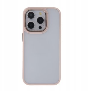 Nakładka Satin Elegant Matt do iPhone 15 Pro 6,1" różowa 2