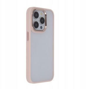 Nakładka Satin Elegant Matt do iPhone 15 Pro 6,1" różowa 3
