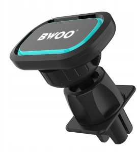 BWOO Magnetyczny uchwyt samochodowy BO-ZJ81 z klipsem na kable, do kratki 2