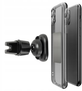 BWOO Magnetyczny uchwyt samochodowy BO-ZJ81 z klipsem na kable, do kratki 3