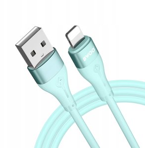 BWOO kabel USB - Lightning 1m 3A Minimalist Silicone niebieski X280L 2