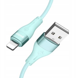 BWOO kabel USB - Lightning 1m 3A Minimalist Silicone niebieski X280L 3