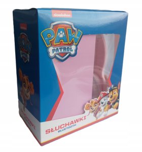 Psi Patrol słuchawki bluetooth różowe 2