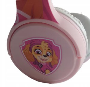 Psi Patrol słuchawki bluetooth różowe 3