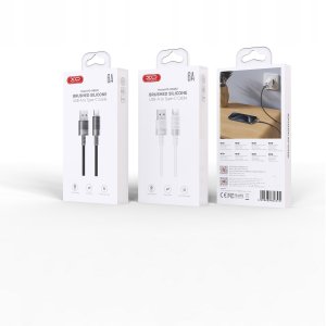 XO kabel NB282 USB - USB-C 1,0m 6A biały 2