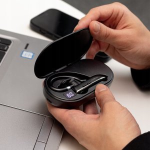 Maxlife bezprzewodowy zestaw słuchawkowy MXBH-01 z etui ładującym czarny 3