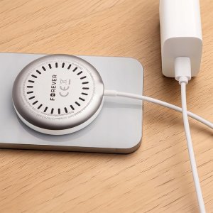 Forever ładowarka bezprzewodowa magnetyczna MAWC-300 Qi2 15W srebrna 5