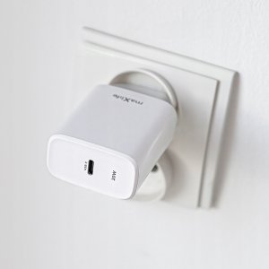 Maxlife ładowarka sieciowa PD QC MXTC-10-20C 1x USB-C 20W biała 3