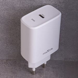 Maxlife ładowarka sieciowa PD QC MXTC-10-20C 1x USB-C 20W biała 8