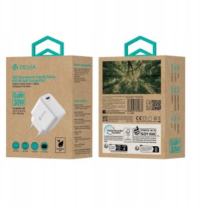 Devia ładowarka sieciowa GRS EA455 GaN PD 30W 1x USB-C biała 3