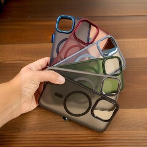 Nakładka Frozen Mag do iPhone 16 Pro Max 6,9" jasnoniebieska 11