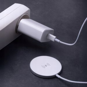 Forever ładowarka bezprzewodowa magnetyczna MAWC-400 15W biała 3w1 5