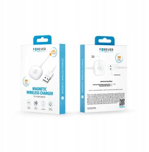 Forever ładowarka bezprzewodowa do AppleWatch MASM-100 3W biała 12
