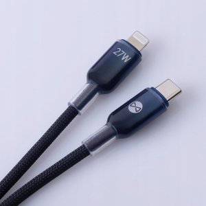 Forever kabel Ombre USB-C - Lightning 1,0 m 27W czarny 3