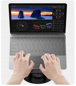 Devia uchwyt podstawka EL238 do laptopa tableta składana z rotacją 360 aluminiowa czarna 7