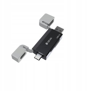 Devia czytnik kart 2w1 EL239 USB/USB-C 2.0 czarny 5