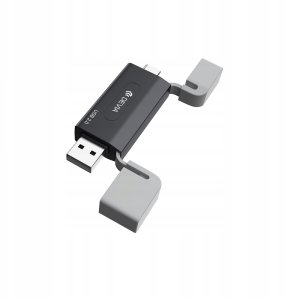 Devia czytnik kart 2w1 EL239 USB/USB-C 2.0 czarny 6