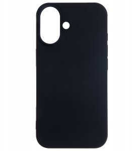 Nakładka Satin Flex iPhone 16 czarna 2