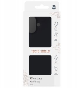 SUPERO Nakładka Satin Flex iPhone 16 Plus czarna 3