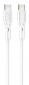 XO ładowarka sieciowa CE30 PD 30W 1x USB-C 1x USB biała + kabel USB-C - USB-C 7